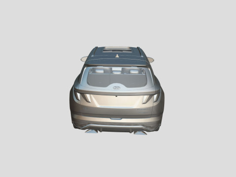 Hyundai Tucson 2025 3D 모델