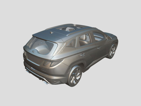 Hyundai Tucson 2025 3D 모델