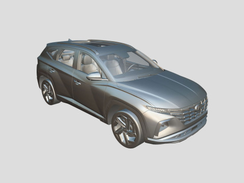Hyundai Tucson 2025 3D 모델