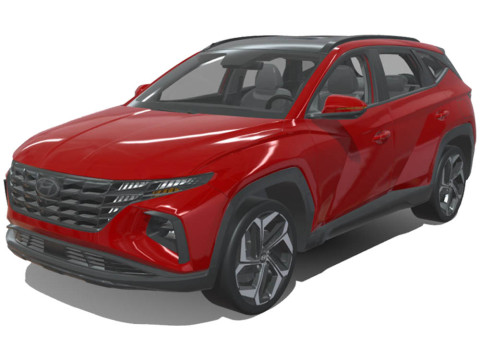 Hyundai Tucson 2025 3D Model