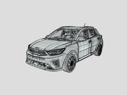 KIA Stonic 2024 3D Модель