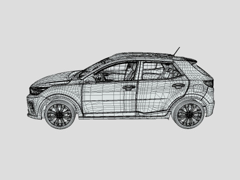 KIA Stonic 2024 3D Модель