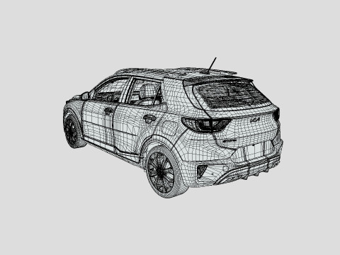 KIA Stonic 2024 3D Модель