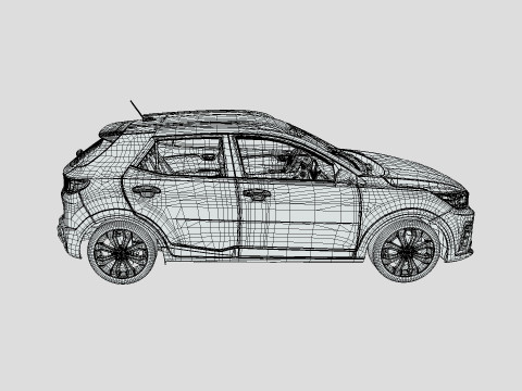 KIA Stonic 2024 3D Модель