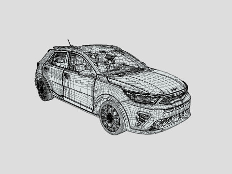 KIA Stonic 2024 3D Модель