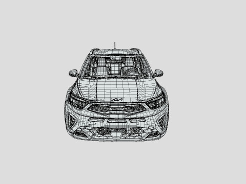 KIA Stonic 2024 3D Модель
