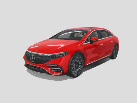 Mercedes-Benz EQS 580 2024 Modelo 3D