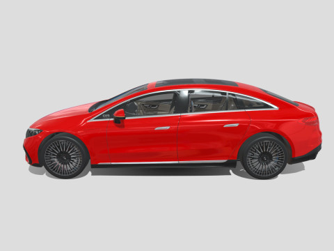 Mercedes-Benz EQS 580 2024 Modelo 3D