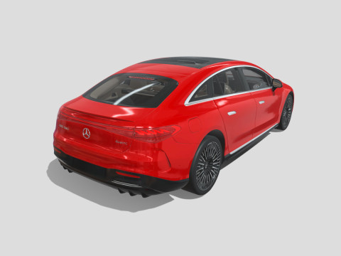 Mercedes-Benz EQS 580 2024 Modelo 3D