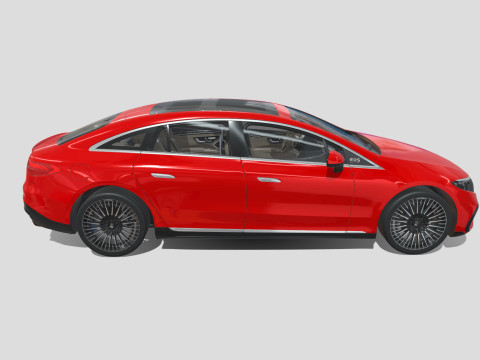 Mercedes-Benz EQS 580 2024 Modelo 3D