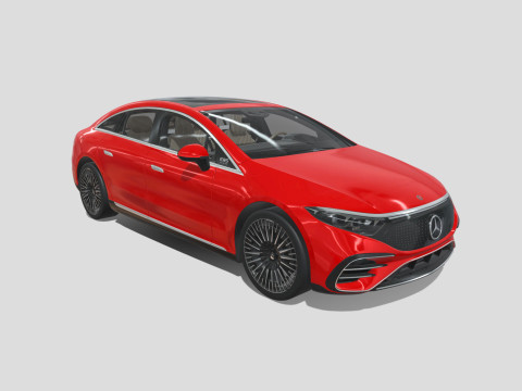 Mercedes-Benz EQS 580 2024 Modelo 3D