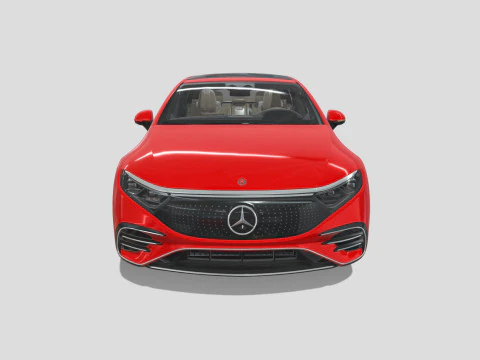 Mercedes-Benz EQS 580 2024 3D Model