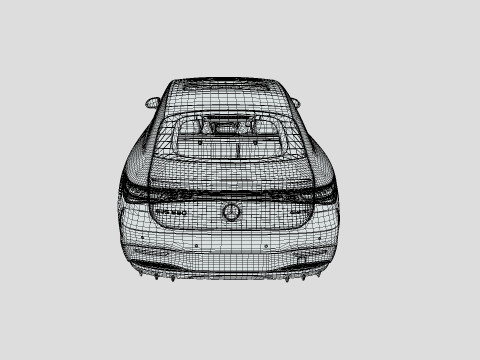 Mercedes-Benz EQS 580 2024 Modelo 3D
