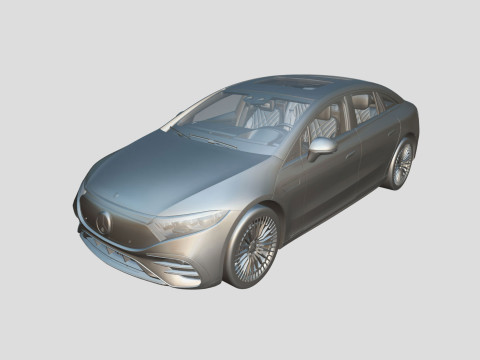 Mercedes-Benz EQS 580 2024 Modelo 3D