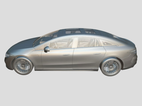 Mercedes-Benz EQS 580 2024 Modelo 3D