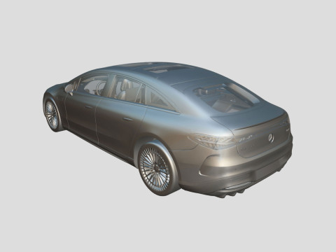 Mercedes-Benz EQS 580 2024 Modelo 3D