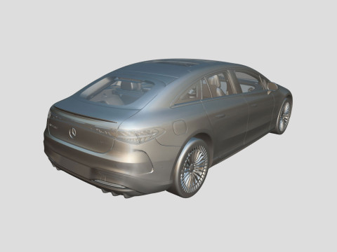 Mercedes-Benz EQS 580 2024 Modelo 3D