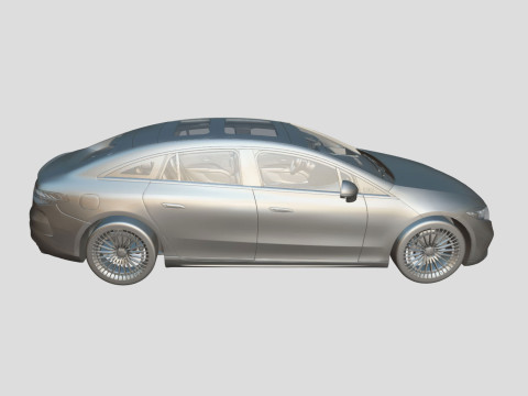 Mercedes-Benz EQS 580 2024 Modelo 3D