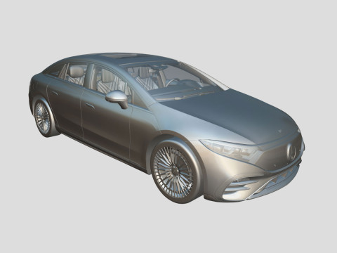 Mercedes-Benz EQS 580 2024 Modelo 3D