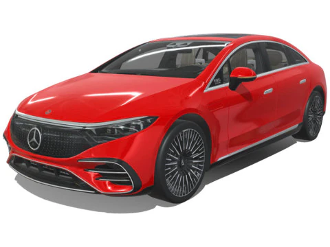 Mercedes-Benz EQS 580 2024 3D Model