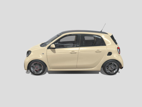 Smart EQ Forfour 2020 3D 모델