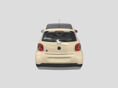 Smart EQ Forfour 2020 3D 모델