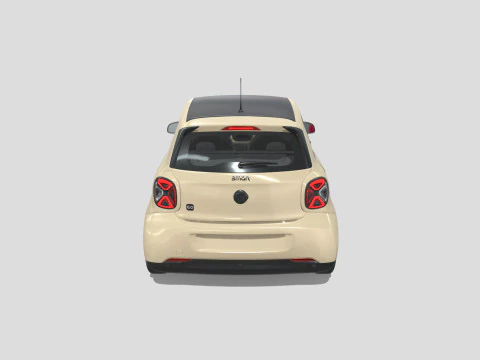 Smart EQ Forfour 2020 3D Model
