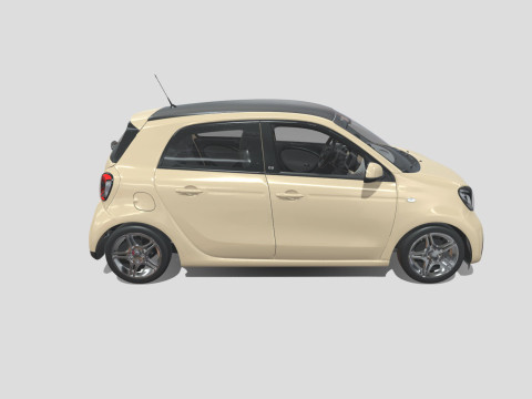 Smart EQ Forfour 2020 3D 모델