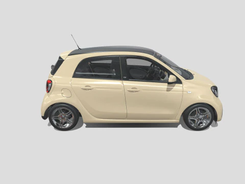 Smart EQ Forfour 2020 3D Model