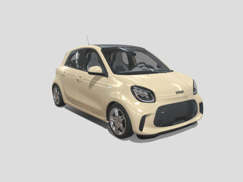 Smart EQ Forfour 2020 3D 모델