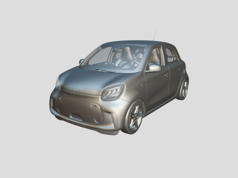 Smart EQ Forfour 2020 3D 모델