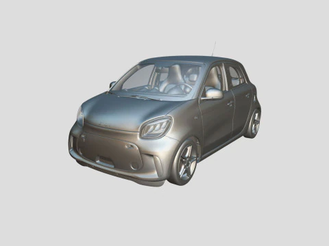 Smart EQ Forfour 2020 3D Model