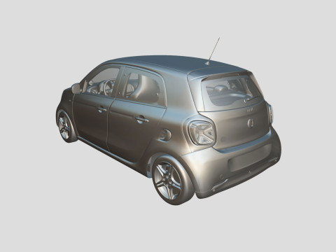 Smart EQ Forfour 2020 3D 모델