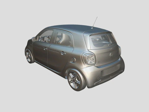 Smart EQ Forfour 2020 3D Model