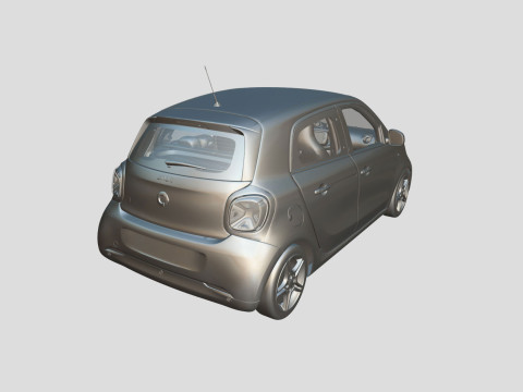 Smart EQ Forfour 2020 3D 모델