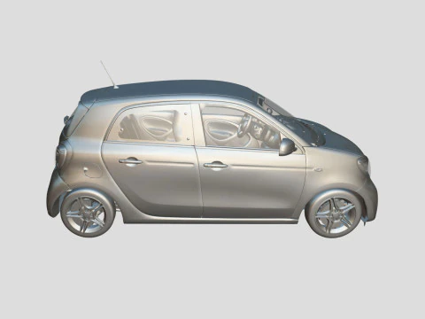 Smart EQ Forfour 2020 3D Model