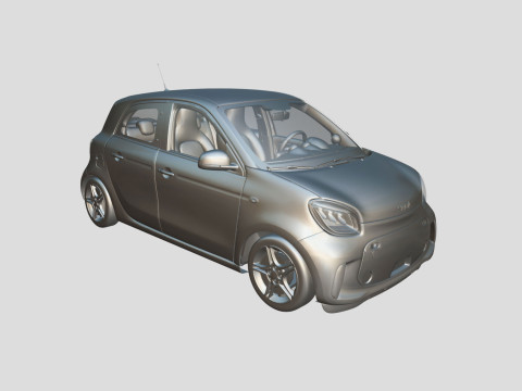 Smart EQ Forfour 2020 3D 모델