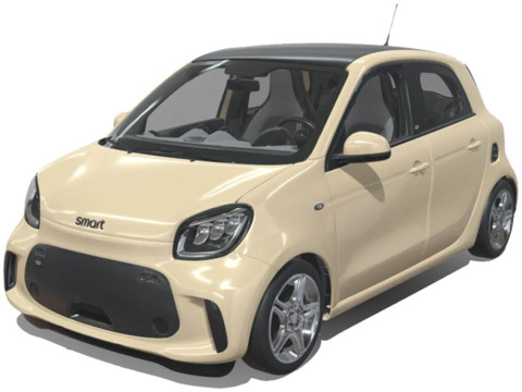 Smart EQ Forfour 2020 3D Model