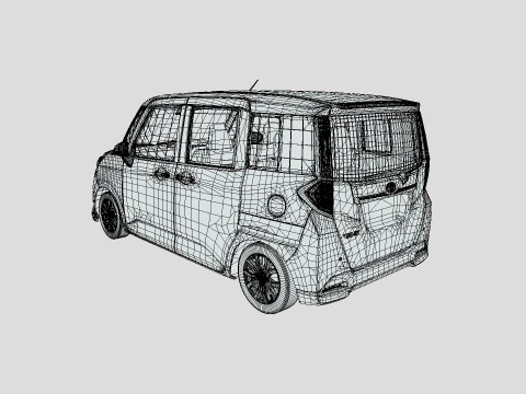 Toyota Tank 2021 3D Model