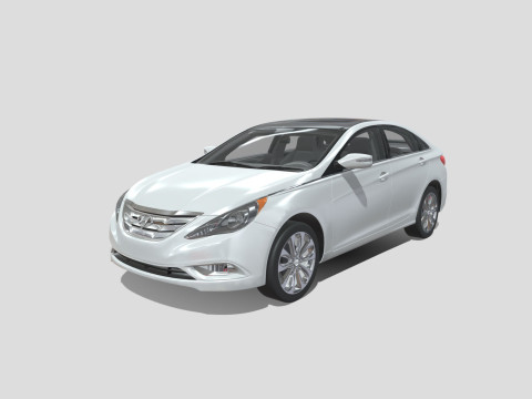 Hyundai Sonata 2011 3D Модель
