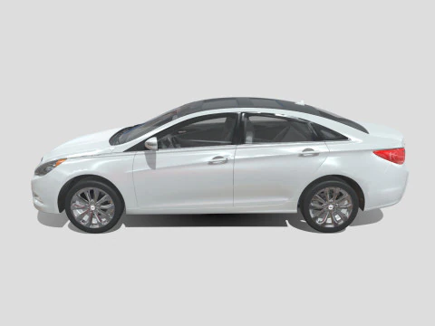 Hyundai Sonata 2011 3D Model