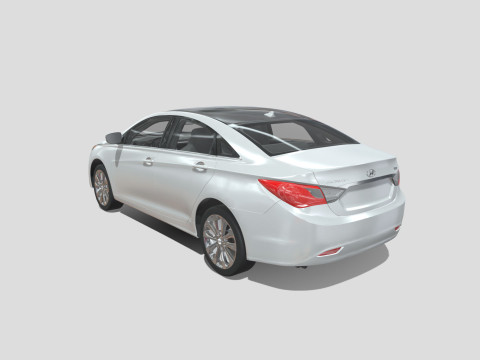 Hyundai Sonata 2011 3D Модель