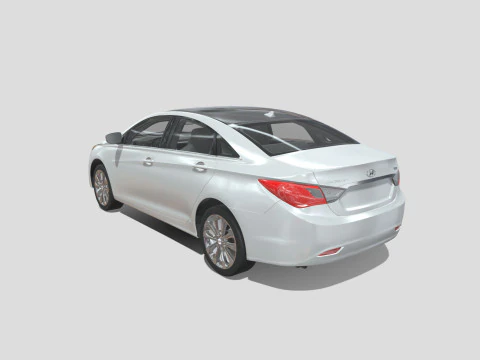 Hyundai Sonata 2011 3D Model