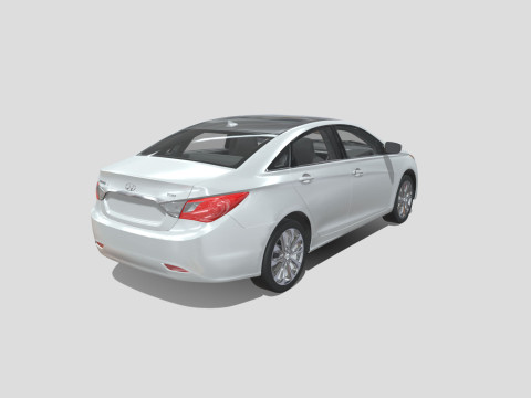 Hyundai Sonata 2011 3D Модель