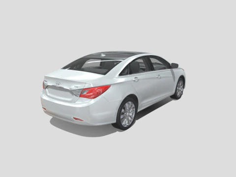 Hyundai Sonata 2011 3D Model