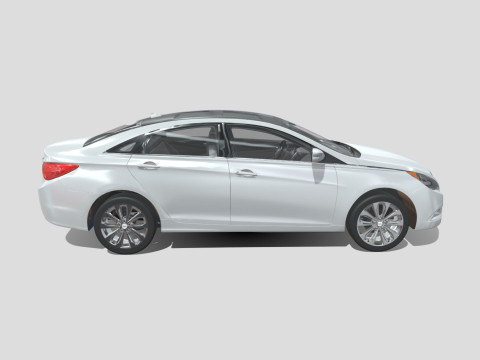 Hyundai Sonata 2011 3D Модель