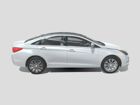 Hyundai Sonata 2011 3D Model