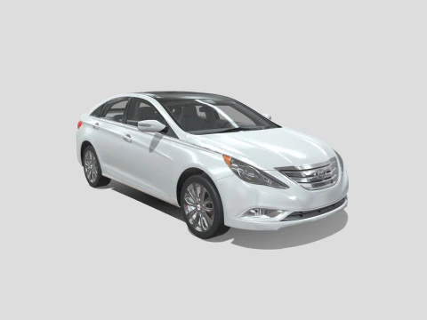 Hyundai Sonata 2011 3D Model