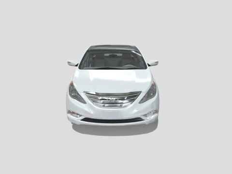 Hyundai Sonata 2011 3D Model