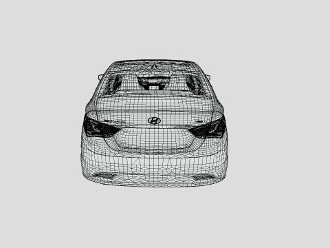 Hyundai Sonata 2011 3D Модель